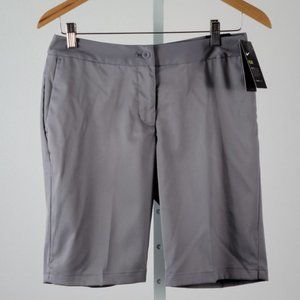 NWT- NIKE standart fit golf shorts gray Sz 4